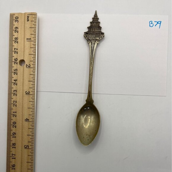 Vintage San Francisco Chinatown Souvenir Spoon B79 - Picture 4 of 4